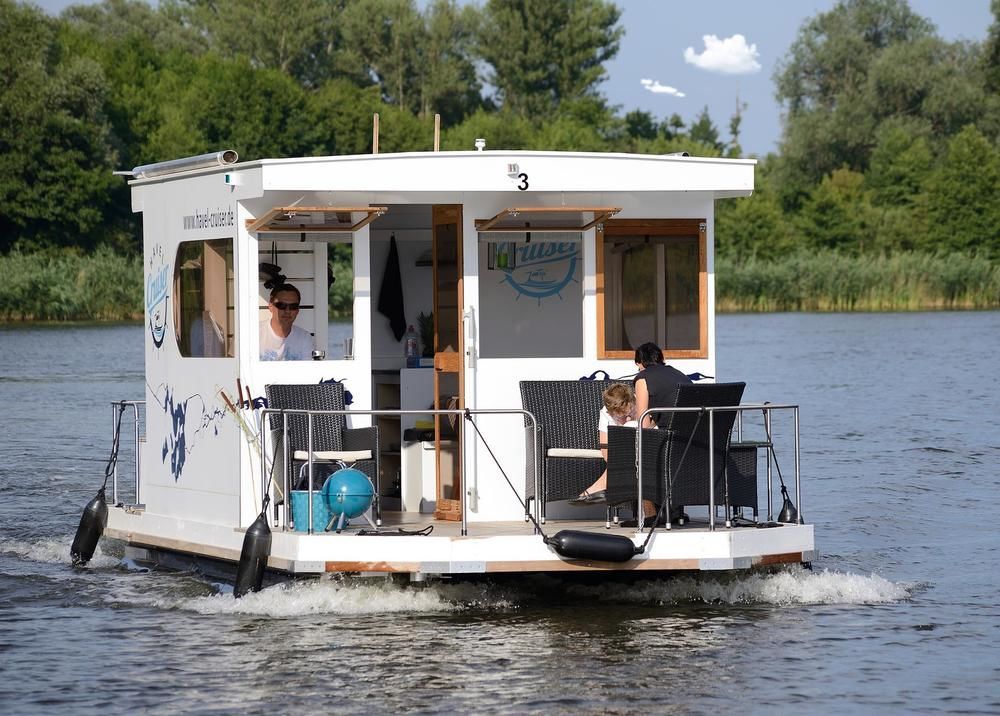 Havel Cruiser - Hausboot-Flosse Mit Stil Бранденбург Екстериор снимка